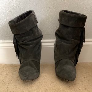 Isabel Marant pour h&m black fringe boots